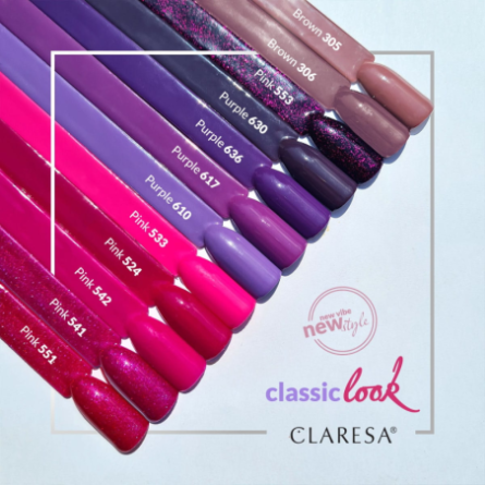 CLARESA Hybride nagellak PINK 533 -5g