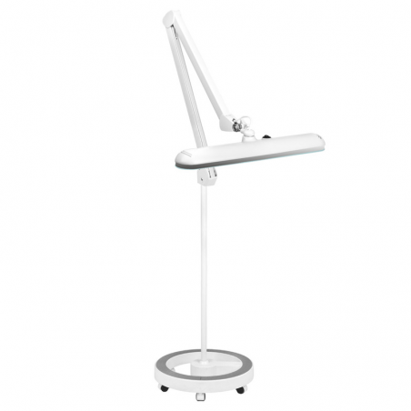 Elegante 801-s LED werkplaatslamp met een standaard wit statief