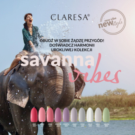 CLARESA Hybrid nagellak GRIJS 206 -5g