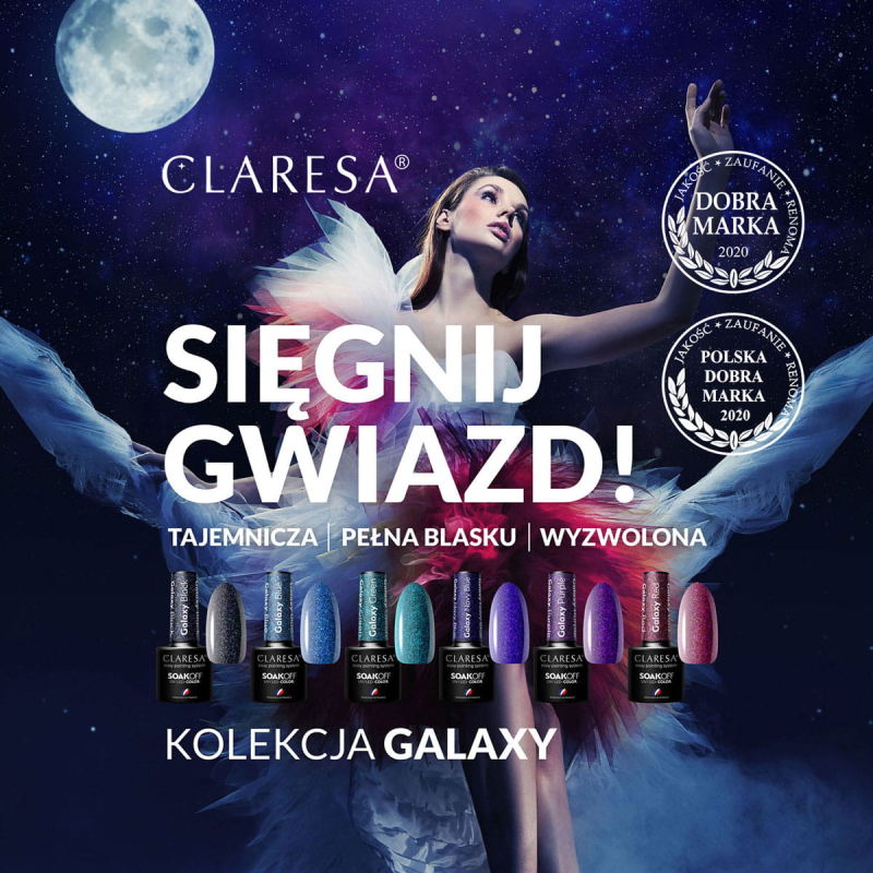 CLARESA Hybride polish Galaxy Blauw 5g