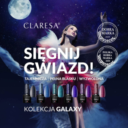 CLARESA Hybrid polish Galaxy marineblauw 5g