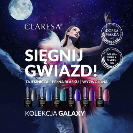 CLARESA Hybride nagellak Galaxy paars 5g