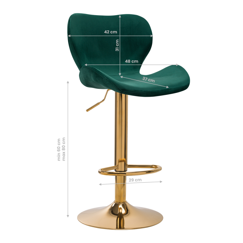 BARKRUK QS-B15 FLUWEELGROEN