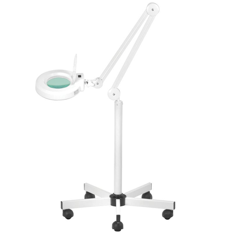 Salonset Behandelstoel + LED-loeplamp + Statief + Tabouret