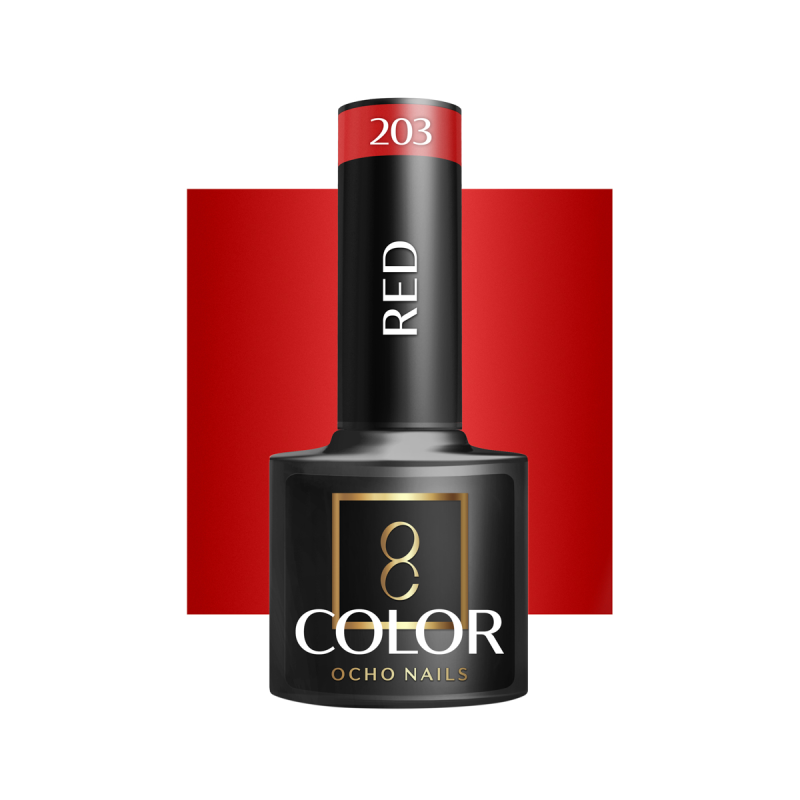 OCHO NAILS Hybrid nagellak rood 203 -5 g