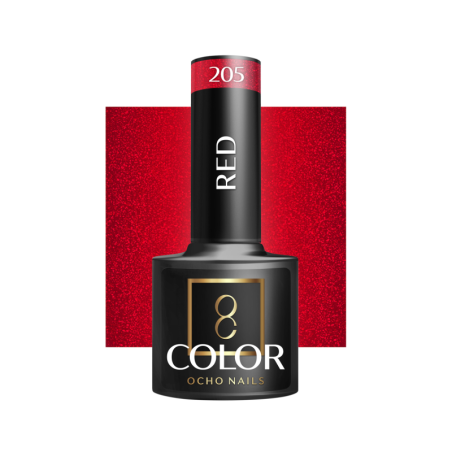 OCHO NAILS Hybrid nagellak rood 205 -5 g