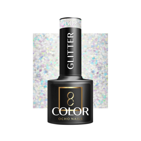 OCHO NAILS Glitter hybride lak G02 -5 g