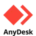 logo AnyDesk na białym tle